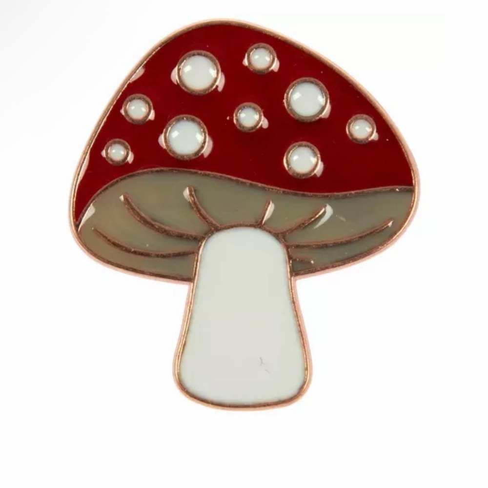 Mushroom Enamel Pin